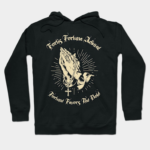 Fortis Fortuna Adiuvat Hoodie by Three Meat Curry